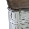 Weathered Bark Credenza in Antique White from Magnolia Manor
