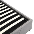 Nestfair Upholstered Platform Bed featuring Hydraulic Storage Solution