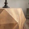 38-Inch Three-Dimensional Embossed Retro American Coffee Table