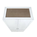 Modern Storage Wardrobe Cabinet with Doors and Multi Compartment Shelves