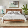 Lifestorey Larkin Queen Platform Bed in Mid-Century Style