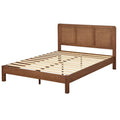 Lifestorey Larkin Queen Platform Bed in Mid-Century Style