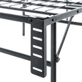 Brookside Foldable Full-Size Platform Bed Frame with Integrated Box Spring