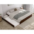 Barcelona Twin XL Trundle Panel Bed with Platform Design