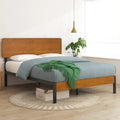 ZINUS Priage Black Metal Platform Bed Frame