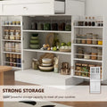 Spacious Kitchen Cabinet with Microwave Space - 30W x 69.3H