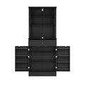 Spacious Kitchen Cabinet with Microwave Space - 30W x 69.3H