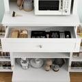 Spacious Kitchen Cabinet with Microwave Space - 30W x 69.3H