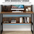 Home Office Computer Desk with Hutch and Shelving for Study