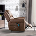 Comfortable Power Lift Recliner Chair with Breathable Fabric, Massage, Heat, and USB Charging Port