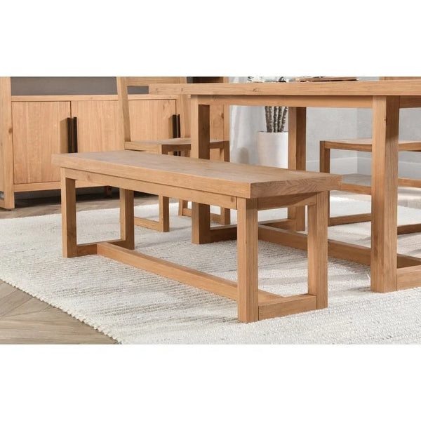 Kosas Home Fenmore Natural Dining Bench