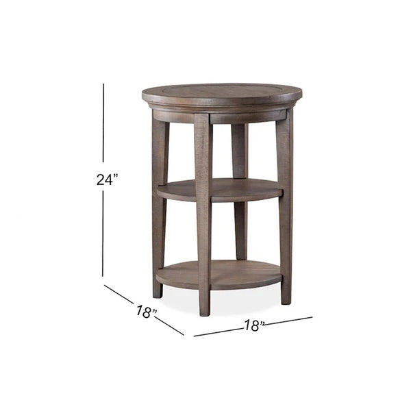 Magnussen Paxton Place Round Accent Table - 18" x 18" x 24"