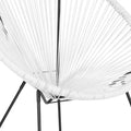 Rattan and Bungee Papasan Lounge Chair