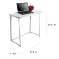 Porch & Den Elliott Folding Writing Desk - Versatile PC Office Table