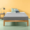 Zinus Priage 14-Inch Solid Wood Platform Bed in Natural Finish