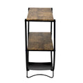 Merax Rustic Industrial Demilune Console Table