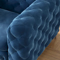 Corvus Aosta Tufted Velvet Chesterfield Lounge Chair