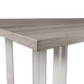 SEI Furniture Driness Grey Folding Drop Leaf Table