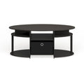 Astor Oval Coffee Table in Walnut by Porch & Den