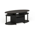 Astor Oval Coffee Table in Walnut by Porch & Den