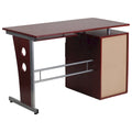 3-Drawer Pedestal Computer Desk with Keyboard Tray