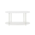 Furinno Turn-N-Tube Tool-Free Contemporary Oval Side Table