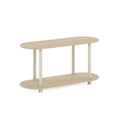 Furinno Turn-N-Tube Tool-Free Contemporary Oval Side Table