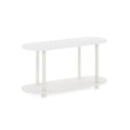 Furinno Turn-N-Tube Tool-Free Contemporary Oval Side Table