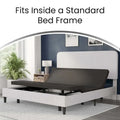 Wireless Remote Adjustable Bed Base with Anti-Skid Upholstery