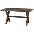 Simple Living Mandeville 6-Piece Solid Wood Dining Set Featuring Bench