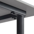 Contemporary Slate Kitchen Dining Table with Sintered Stone Surface and Metal Legs (Table Only) - 31.5 x 31.5 x 30 inches