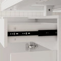 Modern White Adjustable Workstation - 70.9W Dining Table & Office Desk