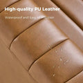 Set of 2 Esteban Modern Leather Swivel Barrel Chairs by HULALA HOME