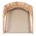 SAFAVIEH Saveta Honey Armchair - Dimensions: 23" W x 22.5" D x 34" H