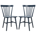 SAFAVIEH Signa Spindle Farmhouse Dining Chair Set (2 Chairs) - Dimensions: 20" W x 20" D x 33" H