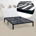 Sturdy King Metal Platform Bed Frame with Durable Slats