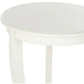 SAFAVIEH Carlotta Grey Pedestal Side Table - Dimensions: 18.1" W x 18.1" D x 26" H