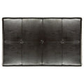 SAFAVIEH Tonja Brown Bicast Leather Rectangular Ottoman