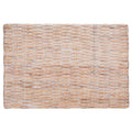 SAFAVIEH Caron Natural Wicker Bench - Washed Finish - Dimensions: 41"W x 28"D x 12"H