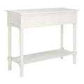SAFAVIEH Leonia Console Table with 2 Drawers - Dimensions: 35.5" W x 13" L x 29.5" H