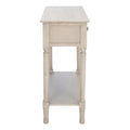 SAFAVIEH Leonia Console Table with 2 Drawers - Dimensions: 35.5" W x 13" L x 29.5" H
