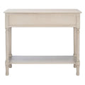 SAFAVIEH Leonia Console Table with 2 Drawers - Dimensions: 35.5" W x 13" L x 29.5" H