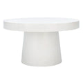 SAFAVIEH Berenice Round Coffee Table - Paper Mache - Dimensions: 31.6" W x 31.6" L x 17.8" H