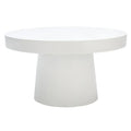 SAFAVIEH Berenice Round Coffee Table - Paper Mache - Dimensions: 31.6" W x 31.6" L x 17.8" H