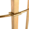 SAFAVIEH Couture Zelda Antique Gold Glass Console Table - Dimensions: 36" W x 15" D x 31" H