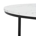 SAFAVIEH Alverda Marble Coffee Table - Dimensions: 35" W x 35" D x 19" H