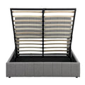 Upholstered Platform Bed with Lift-Up Storage - Full/Queen Size