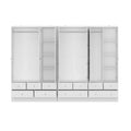 78.7H Combo Twin Wardrobe Set: Stylish and Functional Armoires for Your Closet