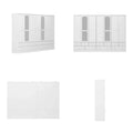78.7H Combo Twin Wardrobe Set: Stylish and Functional Armoires for Your Closet