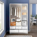78.7H Combo Twin Wardrobe Set: Stylish and Functional Armoires for Your Closet